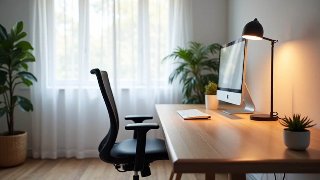 improve workspace layout lighting