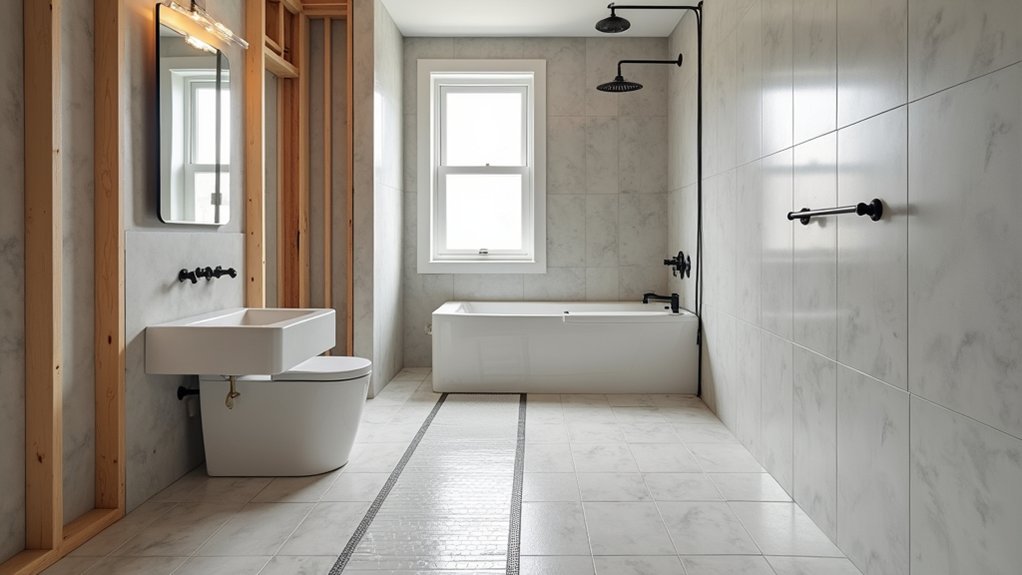 optimize shower size drainage
