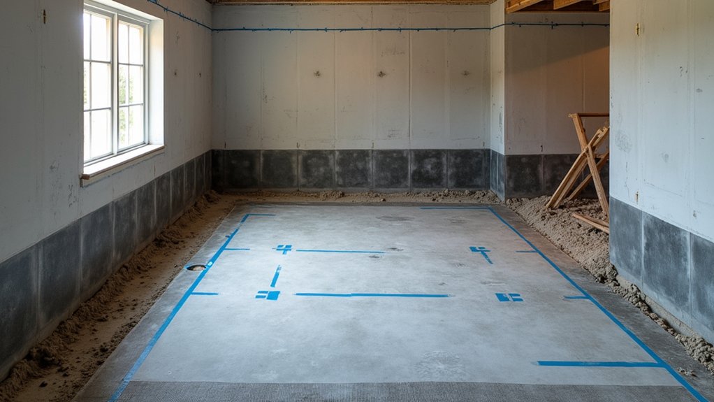 seal walls and slabs properly